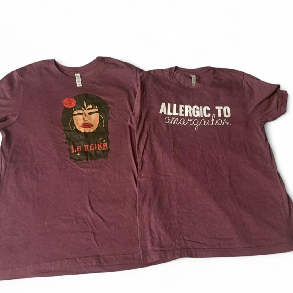 Purple GraphicT-Shirts Set